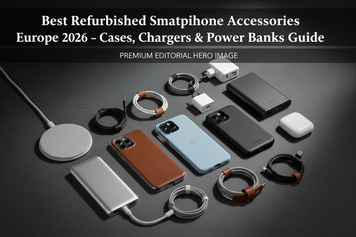 Best Refurbished Smartphone Accessories Europe 2026 โ Cases, Chargers & Power Banks Guide