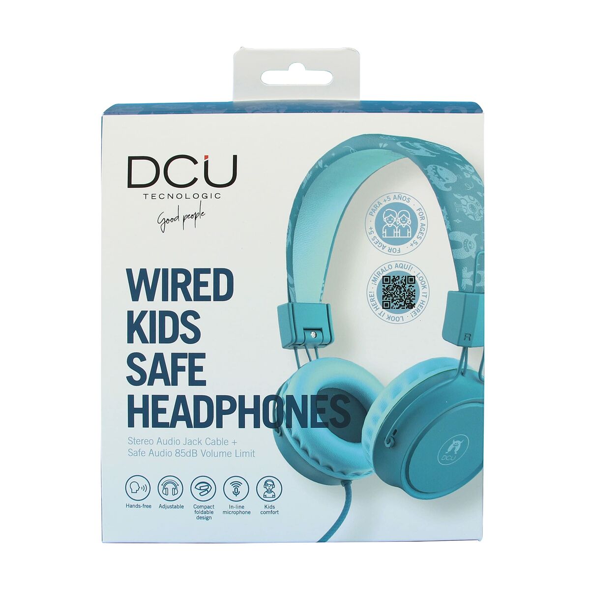 Dcu Tecnologic Headphones Dcu Safe Blue