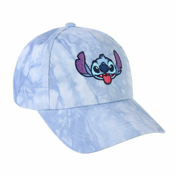 Child Cap Stitch Tye Die Blue Multicolour 57 cm