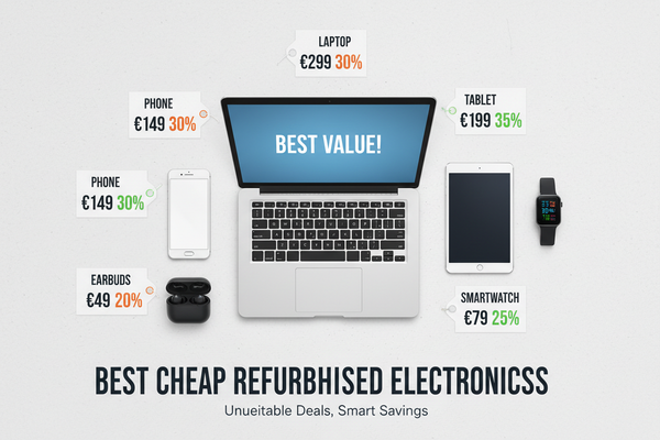 Beste Goedkope Gereviseerde Elektronica in Europa 2026 – Slimme Deals voor Telefoons, Laptops, TV's & Gaming