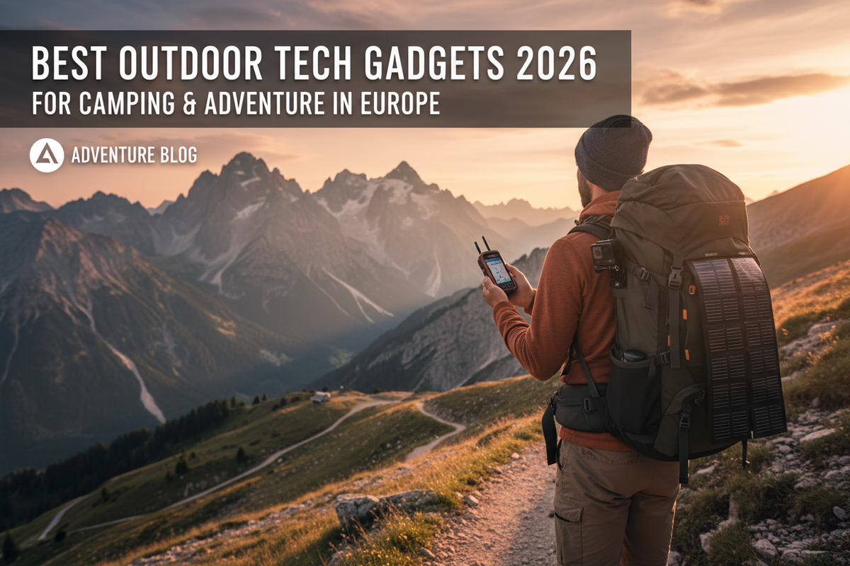 Beste Outdoor Tech Gadgets 2026: Camping- en Avontuuruitrusting voor Europeanen