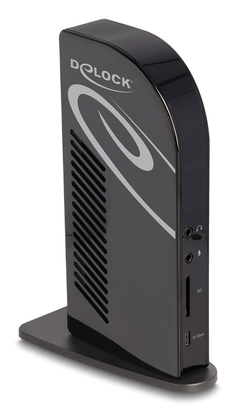 Delock USB Tipo-c Triple Pantalla Dockingstation Con Displaylink® 4K /