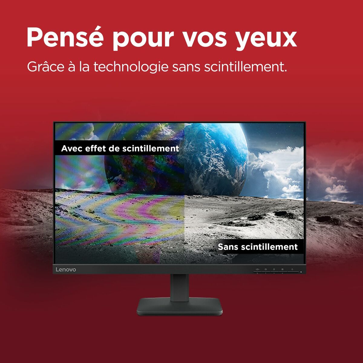 Lenovo Monitor Lenovo 68C2Kac1Eu Full Hd 24" 23,8"