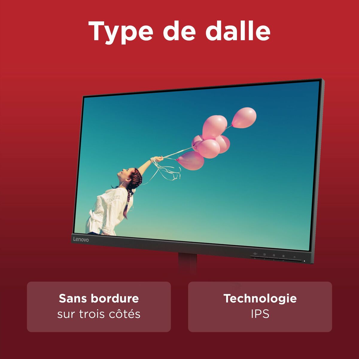 Lenovo Monitor Lenovo 68C2Kac1Eu Full Hd 24" 23,8"