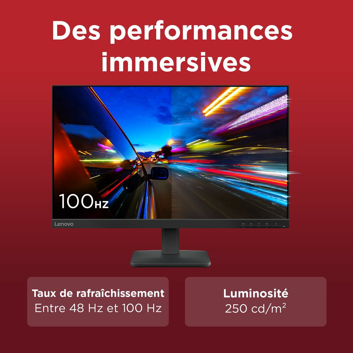 Lenovo Monitor Lenovo 68C2Kac1Eu Full Hd 24" 23,8"