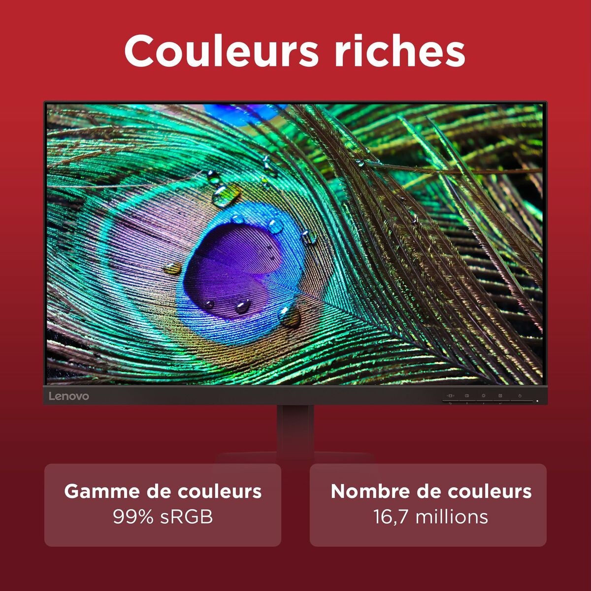 Lenovo Monitor Lenovo 68C2Kac1Eu Full Hd 24" 23,8"