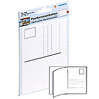 Herma Postcard Labels White 95X145 10 Labels 7758 Labels