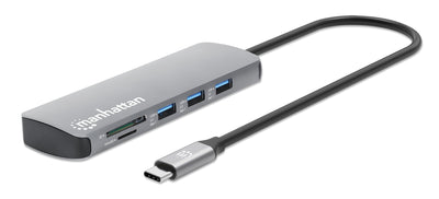 Manhattan USB-C Pd a HDMI 9-IN-1 4K Dockingmation Grey — image 1