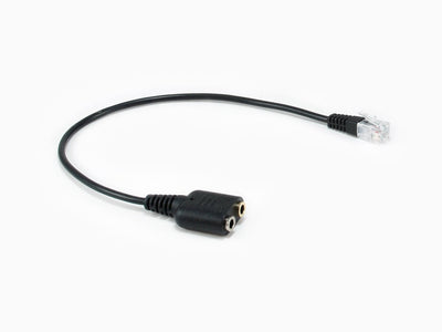 Equip 147944 Cable Audio 0,25M RJ-9 2 X 3.5MM Black 25CM — image 1
