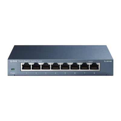 TP-Link TL-SG108 Switch No Administrado L2 Gigabit Ethernet (10/100/1000) Black — image 1