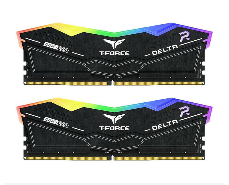 Team Group Memory 32GB DDR5 6400 2X 16GB, FF3D532G6400HC32ADC01, Delta Rgb, Intel Xmp, AMD Expo FF3D532G6400HC