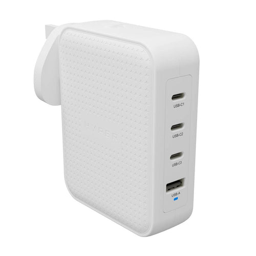 Hyperjuice Power Adapter 145 Watts Connectors Output 4 White — image 1