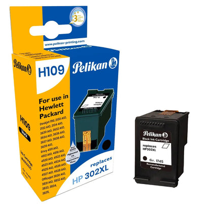 Pelikan Cartridge HP 302XL F6U68AE Black — image 1