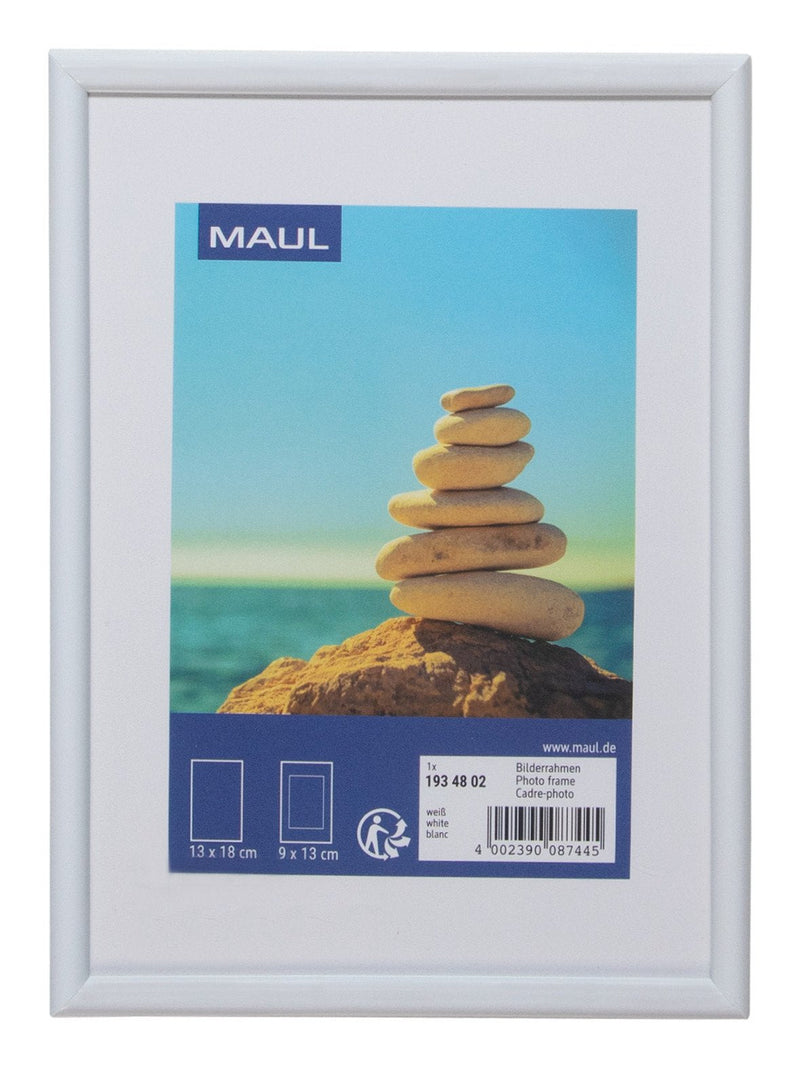 Maul Frame Fotos Maulart Plastic 13 X 18CM, White