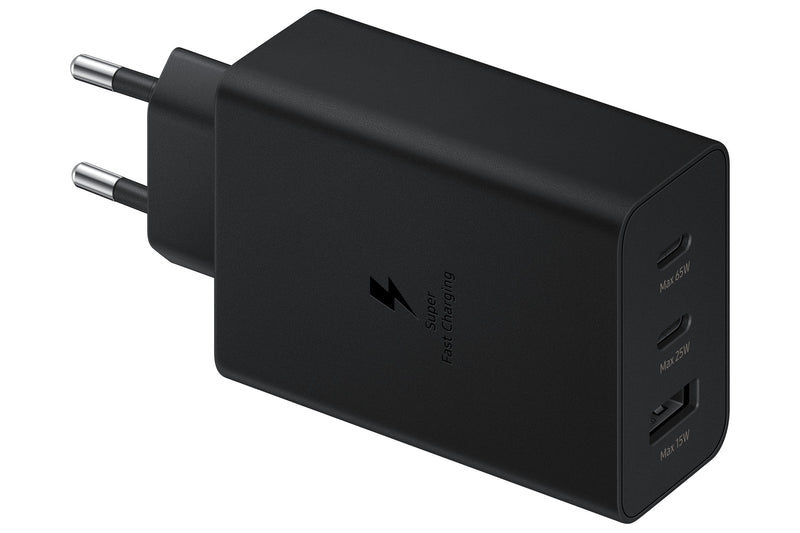 Samsung Wall Charger EP-T6530NBE 2x USB-C 1x USB 65W