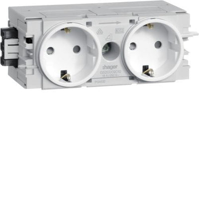 Hager Socket Power 2VÍAS M.wago GS20009016 C-profil Verkehrswei — image 1