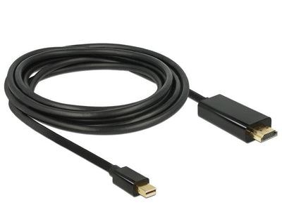 Delock Cable Mini DisplayPort 1.2 Male a High Speed HDMI a Male 4K 1M — image 1