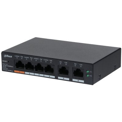 (DH-CS4006-4GT-60-V2) Dahua Switch 6 Ports Cloud Managed Gigabit, 4 Ports PoE, 60W, Hi-PoE, L2 — image 1