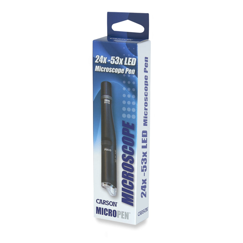 Carson Micropen Lente Aumento And Lupa 53X Black