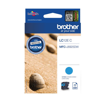 Brother LC12EC Capacity XL Cyan Genuine Ink Cartridge — image 1