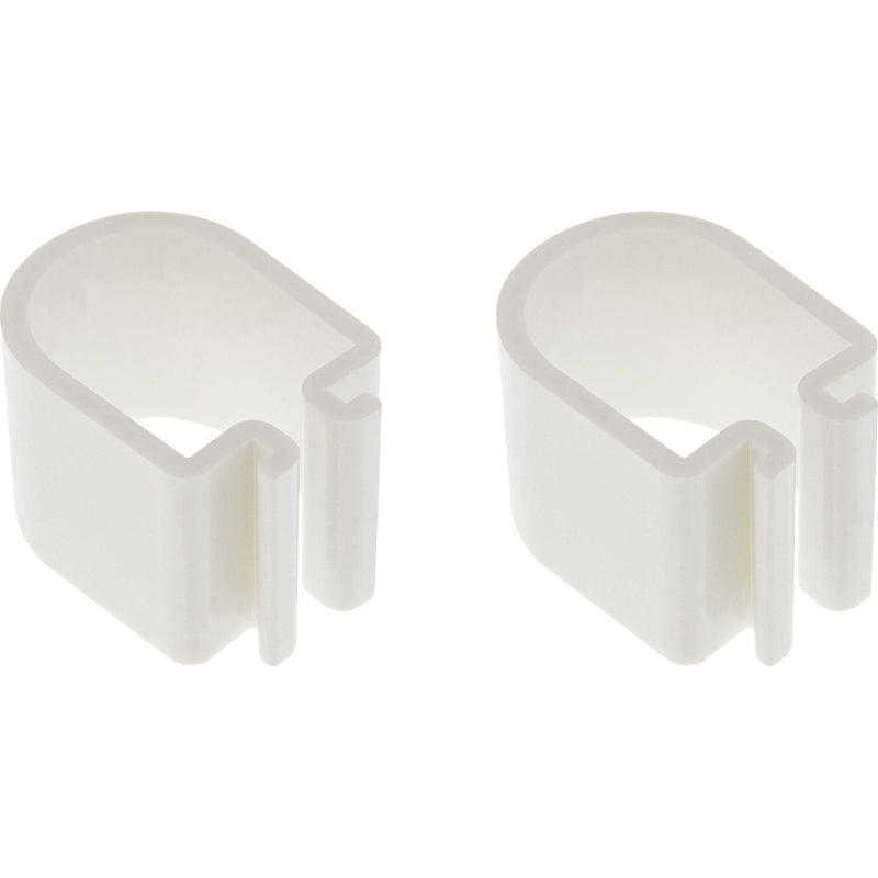 Inline® Slatwall Cable Holder, For Table Mount Rods, Set Of 2