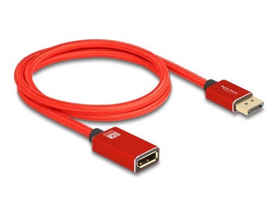 Delock Cable 81081 DisplayPort 1M Red — image 1
