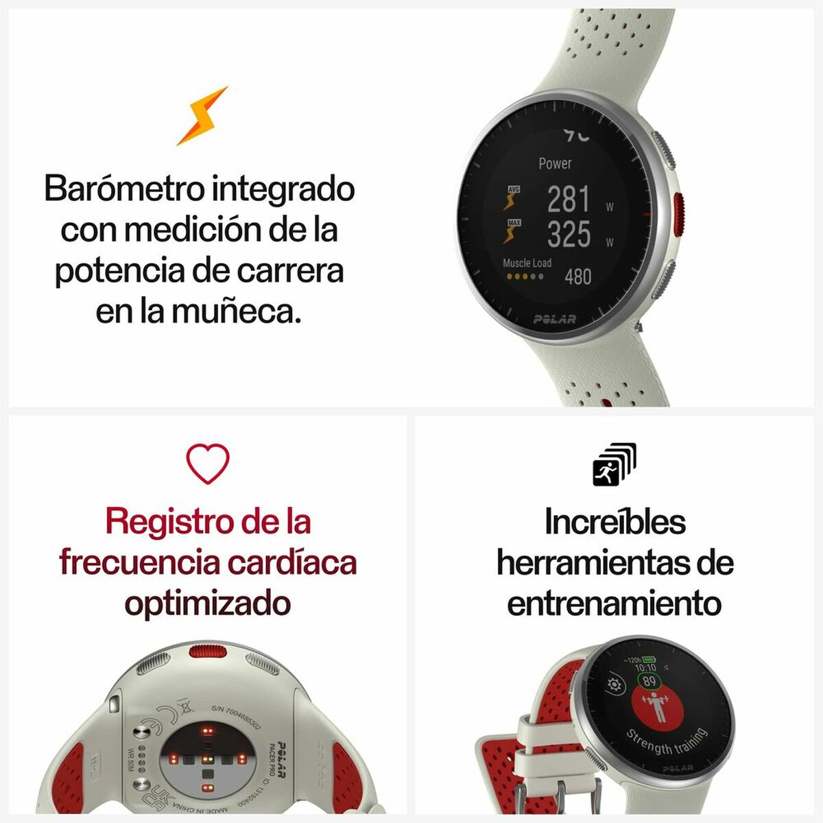 Polar Smartwatch Polar 1,2"