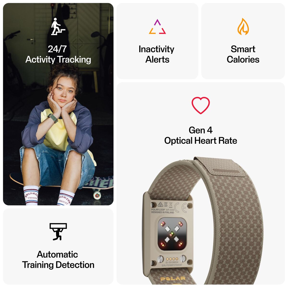 Polar Smartwatch Polar 920115932 Gold Sand