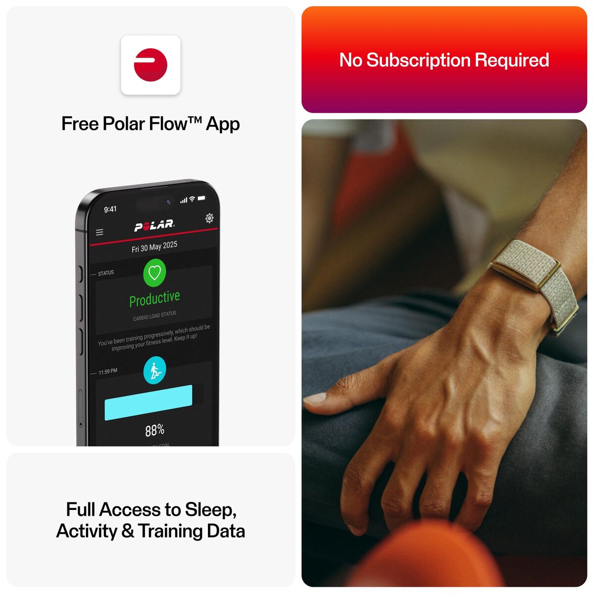 Polar Smartwatch Polar 920115932 Gold Sand