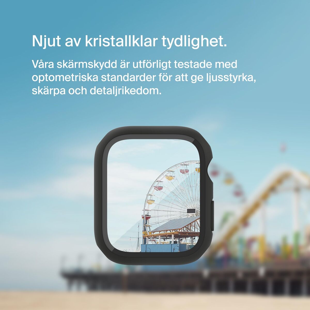 Belkin Smartwatch Screen Protector Belkin Ovg004Zzbk-Rev Black