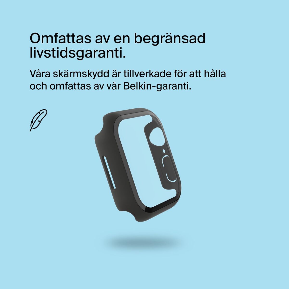 Belkin Smartwatch Screen Protector Belkin Ovg004Zzbk-Rev Black