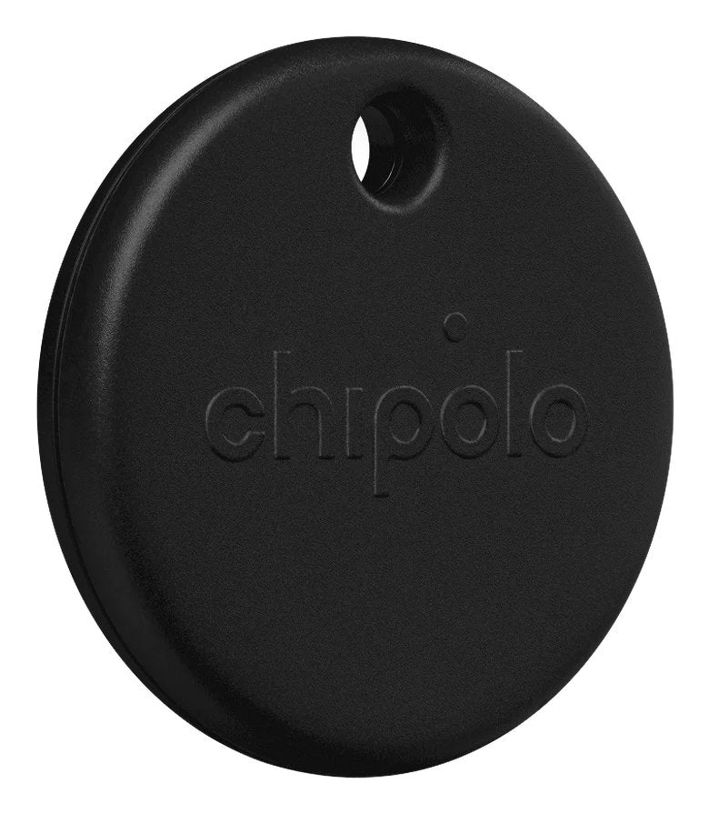 Chipolo Pop - Tracking Tag Compatible With Apple Find My On Iphone Or Find Hub On Android Black