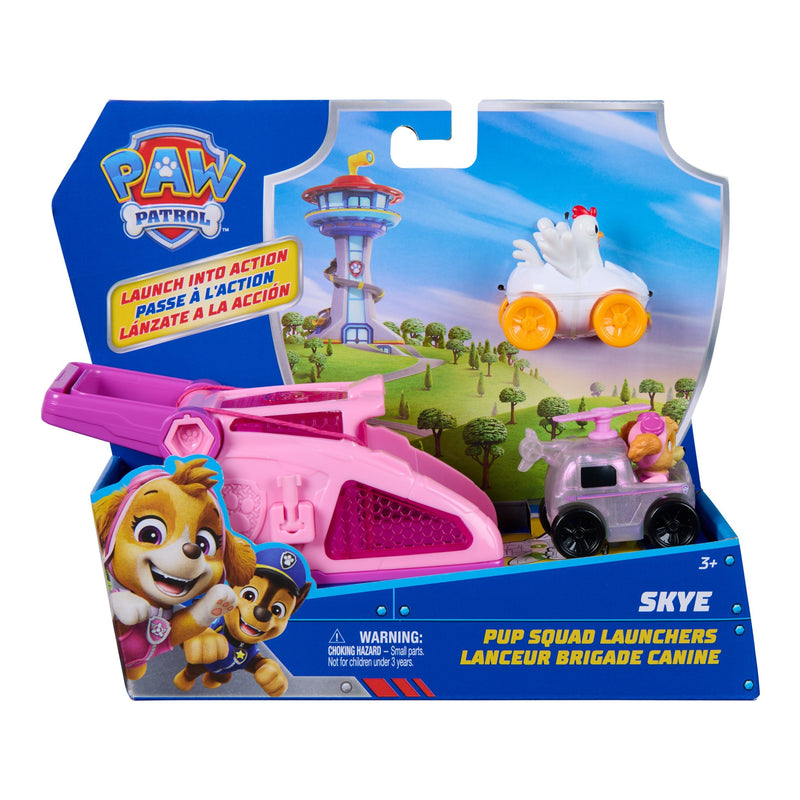 Spin Master Paw Patrol - Pup Squad Launcher With Vehículos Skye And Henrietta, Vehículo Toy 6074782