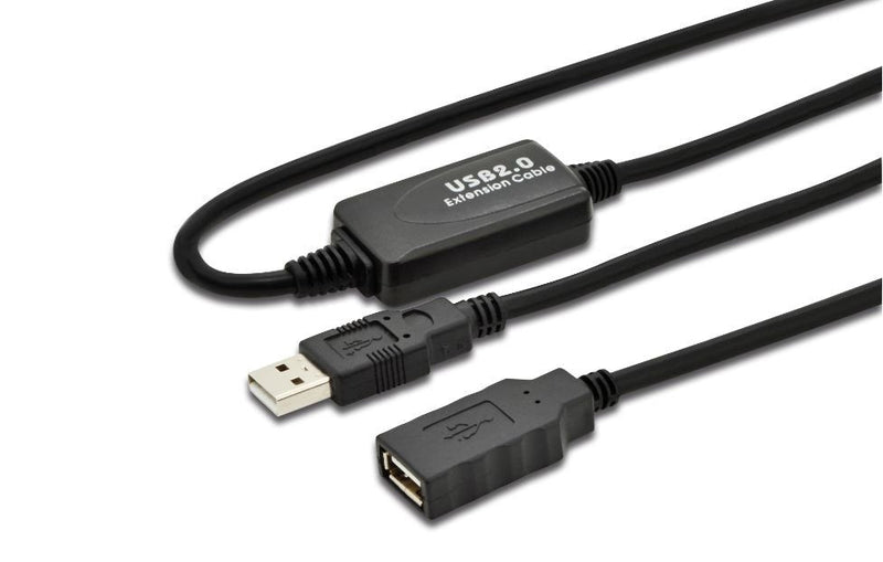 Microconnect USB2.0AAF05A USB Cable USB 2.0 5M USB a Black