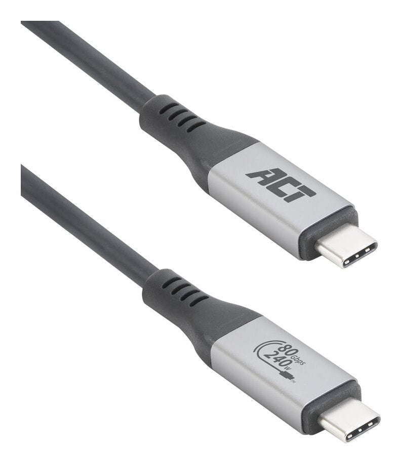 Act Connectivity Cable USB4 80Gbps Thunderbolt 5 240W USB Type C Certificado USB If 1 5M.