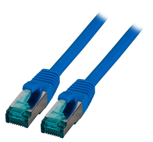 Efb RJ45 Network Cable S/FTP, CAT.6A, Lszh, 25M, Blue