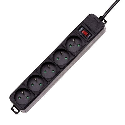 Akyga Protector Sobretensión AK-SP-05A (5 X Ute, 8A, 1,8M, Colour Black — image 1