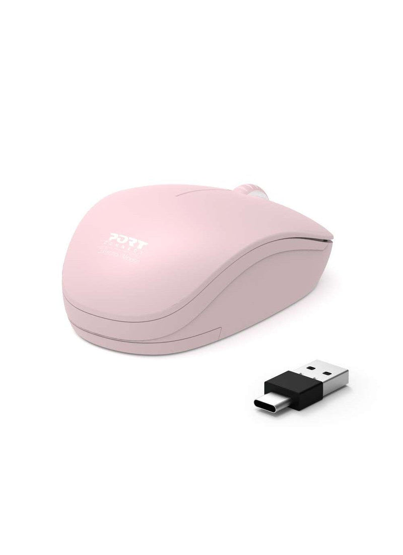 Port Connect 2.4GHZ Collection Ii Wireless Mouse, Blush