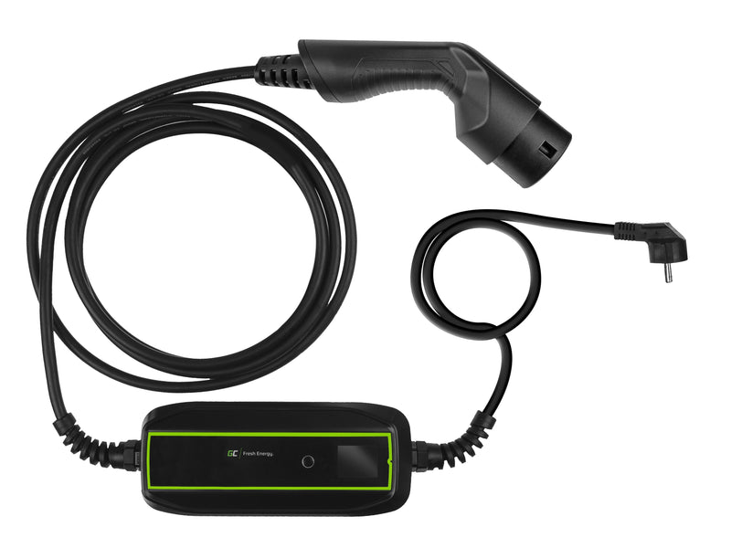 Greencell Charger Mobile Gc Ev Powercable 3.6KW Schuko - Type 2 For Charging Electric Cars And Plug-in Hybrids