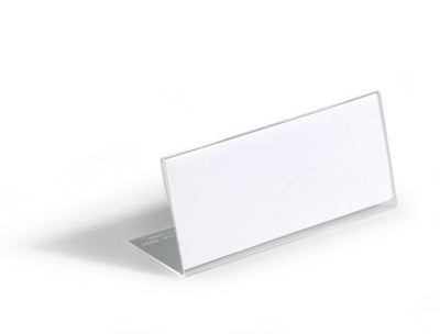 Durable Stand Label - Desktop - 61 X 150MM - Transparent (paquete 10) — image 1