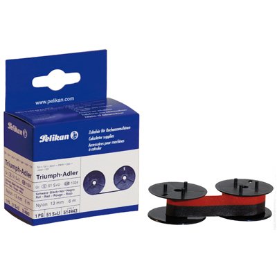 Pelikan Ink Ribbon Canon Facit Sharp, Black Red — image 1