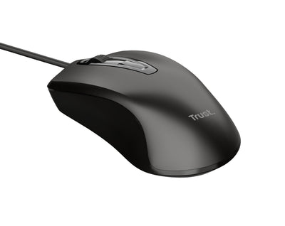 Trust Mouse Basics Wired Mouse Up To 1200 DPI — image 1
