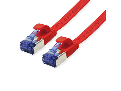 Value Network Cable CAT.6A (class Ea) FTP, Extra-flach, Red 5M — image 1