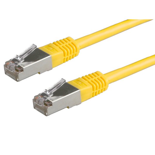 Roline Network Cable KAT.5E Class D S FTP Amarillo 1M