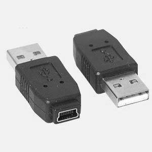 Delock Adapter USB 2.0A Male Mini USB B 5 Pin Female — image 1