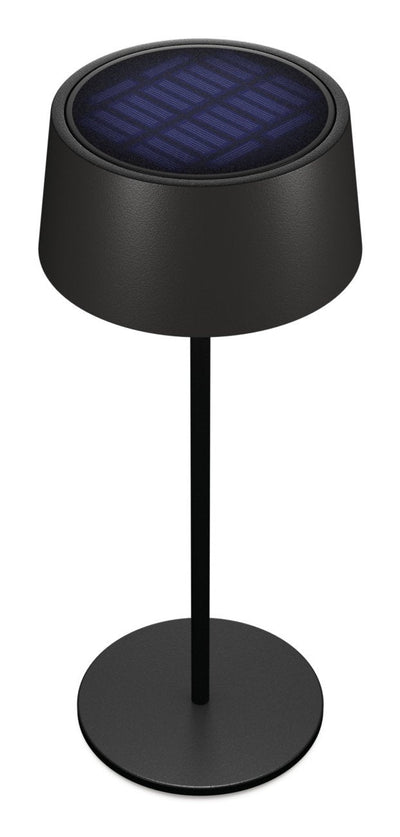Realpower Led-solar Lamp Desk Adjustable With Battery Black — image 1
