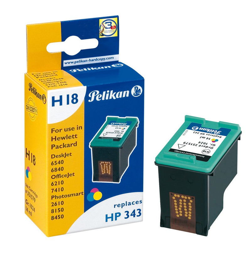 Pelikan Ink HP343 C8766EE Tricolor Remanufactured Retail