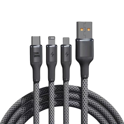 One-to-three Super Fast Charge Data Cable