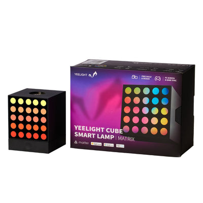 Lamp Desk Yeelight Cube Smart Wi-Fi/Bluetooth Black — image 1