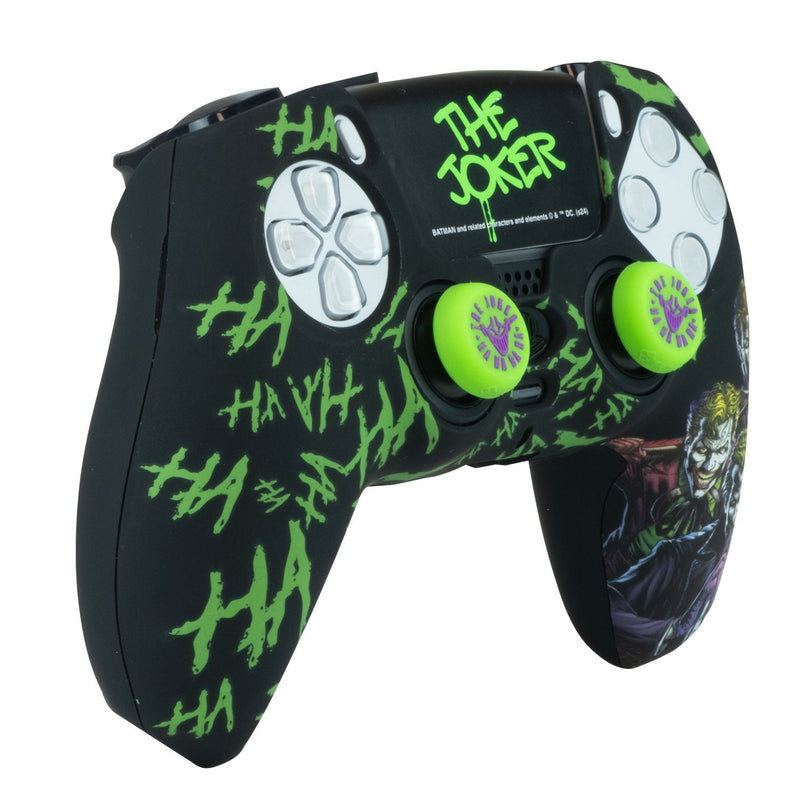 PS5 DC Combo Pack-carcasa Controller Grips + Sticker Joker Fr-tec